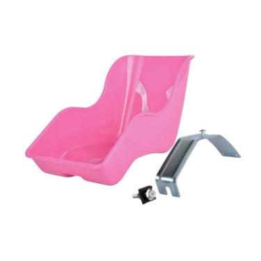 Imagem de Dynwave Crianças Bicicleta Doll Seat Fácil de instalar decoração Presente portátil Moda prática de bicicleta Cadeira de bonecas Cadeira infantil acessórios