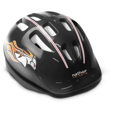 Imagem de Acessorio Para Bicicleta Capacete Infantil Preto Nathor Preto