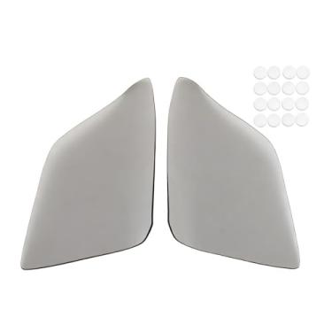 Imagem de FJMQHU Protetor de farol de motocicleta, capa protetora de farol, fácil de instalar, tela de proteção, substituição de lente para 1199 959, Cinza