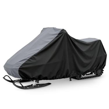 Imagem de Capa de moto de neve de nova geração! Capa de moto de neve impermeável XYZCTEM para trenó capa de esqui compatível com Yamaha Polaris Ski-Doo Arctic Cat (serve para comprimento 292 cm x 129 cm x 122 cm)