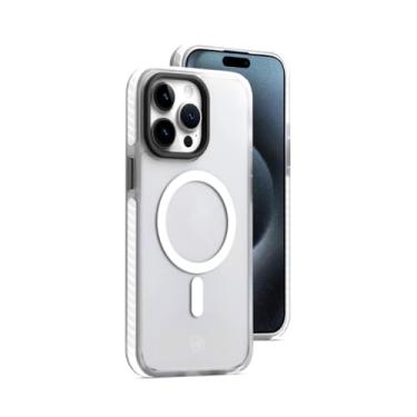 Imagem de Gshield Capa Case Capinha Premium de Policarbonato Fosco Translúcido Compatível com MagSafe para (iPhone 15 Pro, Transparente)