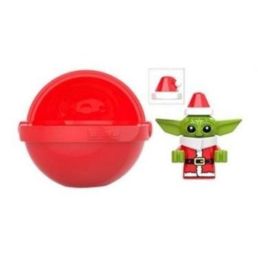 Imagem de Blocos De Montar Baby Yoda Noel Com Casinha