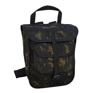 Imagem de Embornal Mochila Camuflado Lona Encerada Impermeável Reforçada Ferramentas e Camping (P (30x24x10))