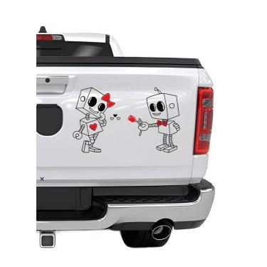 Imagem de Adesivo De Carro Robo Apaixonado
