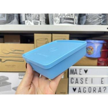 Imagem de Refri Box Quadrado 400 ml Azul - Tupperware
