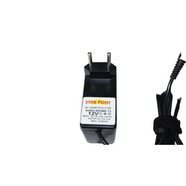 Imagem de Fonte 12V 1,5A Compatível com Teclado Sintetizador Korg Krome 73 e Out