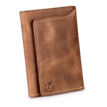 Imagem de Porta Documento Carteira Masculina Couro Legítimo Rg 3p - LEARSI, Marr