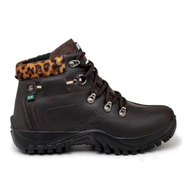 Imagem de Bota Coturno Feminino Adventure Antiderrapante Anna Andrade Cor:Amarelo;Tamanho:36;Gênero:Feminino