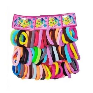 Imagem de KiT 72 Elástico Rabico Para Cabelo Tipo Pacote - 1 PACOTE - oem, Color