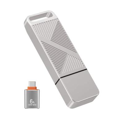 Imagem de Unidade flash USB EASTBULL 64GB exFAT32 USB 3.0 com adaptador USB C