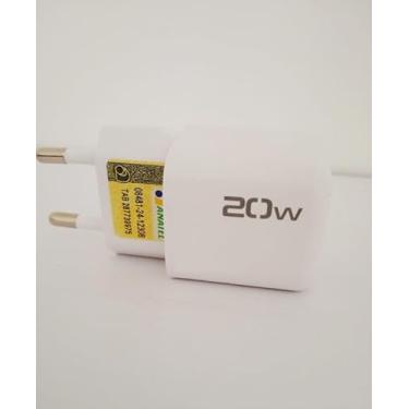 Imagem de Carregador USB-C PD e QC 3.0, 20W Kai di, Adaptador de Parede Dual Port, Branco