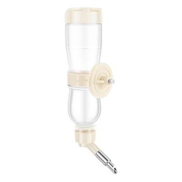 Imagem de Alimentador de pássaros, dispensador de água, alimentador automático de papagaio com bico de cobre de 3,7 cm de comprimento, tigela para bebedouro para pássaros para ambientes externos