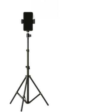 Imagem de Tripé Universal AjustáVel Profissional De 2,1 Metros Para TelemóVeis(TRIPE2.1COMPLETO/BALLHEAD+CLIP)