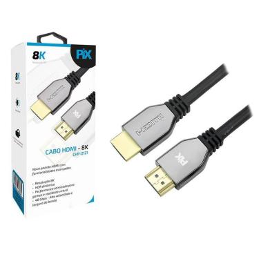 Imagem de Cabo Hdmi Pix Gold 2.1 8K Ultra Hd E Hdr 1.5Mt 018-2121