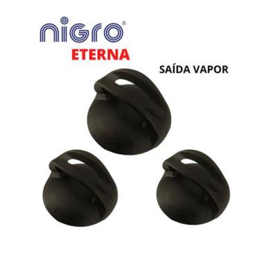 Imagem de Pomel Pegador Para Tampa de panela Nigro Eterna com saída de Vapor Ori