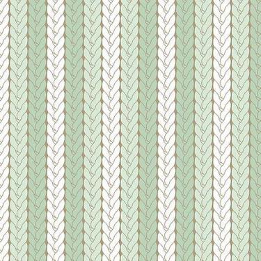 Imagem de Tecido Tricoline Tricô Menta (Verde) - Fuxicos e Fricotes - 50 x 150 c