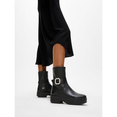 Imagem de Fitflop Bota feminina clássica no tornozelo, Preto, 38