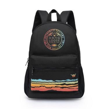 Imagem de Mochila Hang Loose Masculina Escolar Espaçosa-Masculino