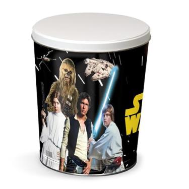 Imagem de WinCraft Lata de presente afunilada 3 galões original trilogia Star Wars EP4 EP 4