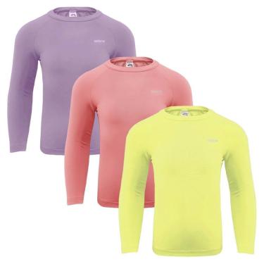Imagem de Kit 3 Camisas Térmicas Selene Proteção UV50+ Juvenil