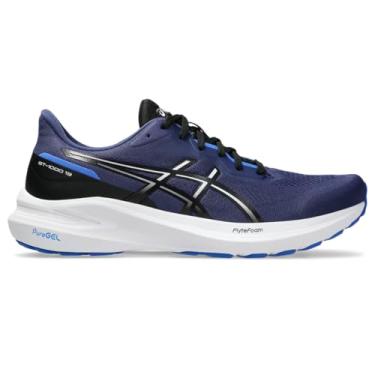 Imagem de ASICS Tênis de corrida masculino GT-1000 13, Azul índigo, branco, 10 X-Wide