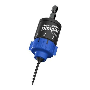 Imagem de Broca ajustável para drywall DIMPLER ® | perfeita para converter furadeiras elétricas e de impacto em uma pistola de parafuso de drywall e deck | Segura o parafuso com um ímã potente