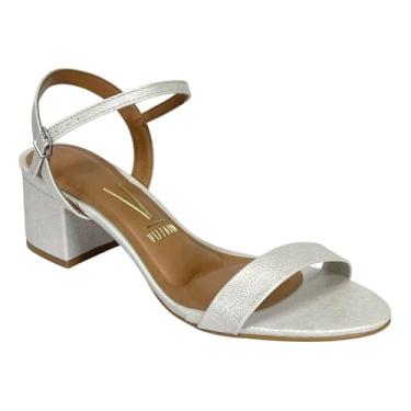 Imagem de Sandália Vizzano Salto Bloco Perolado 6291.900 Prata
