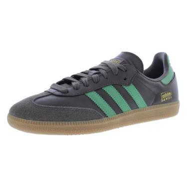 Imagem de adidas Samba unissex adulto para ambientes internos, Marrom/verde, 36