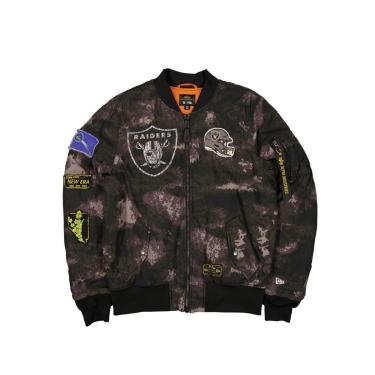 Imagem de JAQUETA NEW ERA BOMBER LAS VEGAS RAIDERS NFL-Masculino