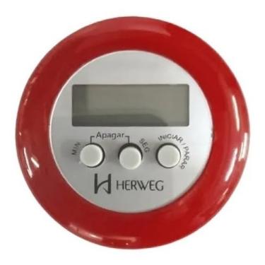 Imagem de 01pç Timer Digital Cronômetro Regressivo Herweg 3308