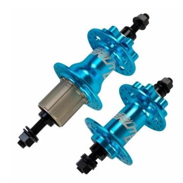 Imagem de Cubos Brutus DJ Cassete 36F Disco 6F com porca - ABSOLUTE Azul Claro-Unissex