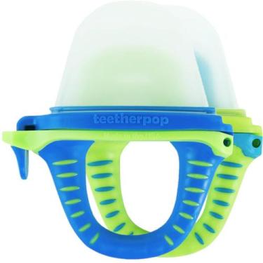 Imagem de Mordedor de bebê de silicone preenchível Teetherpop com fendas à prova