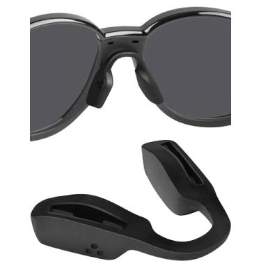 Imagem de BLAZERBUCK Almofadas de nariz de substituição para óculos de sol Oakley Trailing Point OO9447 - Low Bridge Black