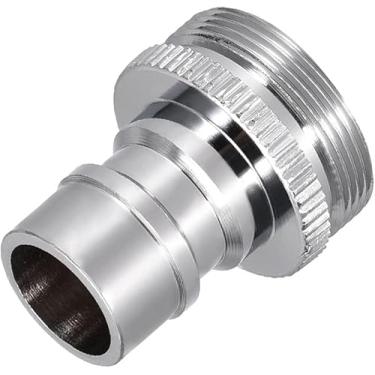 Imagem de Adaptador de torneira, adaptador de torneira para lavadora portátil, conexão de encaixe de lava-louças, latão cromado, 5/16-27 macho ou 55/64-27 fêmea, aeradores de torneira, acessórios de cozinha