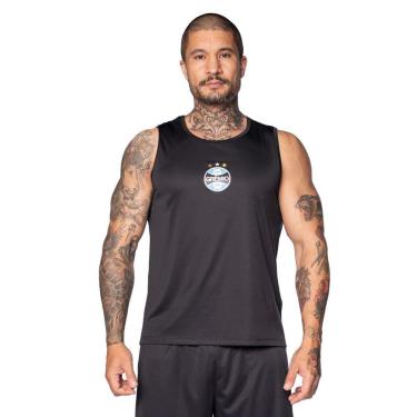 Imagem de Regata Masculina Betel Grêmio Basic Preta-Masculino