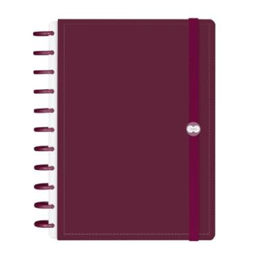 Imagem de Caderno Iscool Disc Inteligente 140 Folhas Solid Colors Marsala G+
