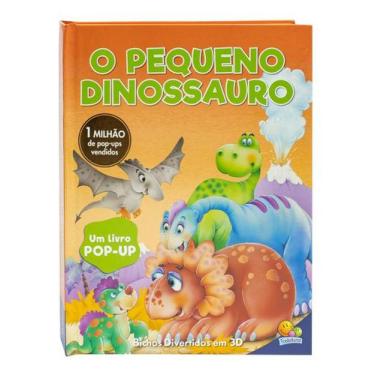 Imagem de Livro Infantil História Bichos Divertidos Pop-up Em 3d: Pequeno Dinoss