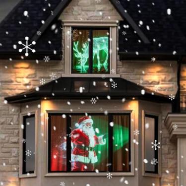 Imagem de AODIOU Tela de Projeção Traseira Holográfica de 50 "X 89", com Montagem Dobrável e Portátil Anti-Rugas Tela de Projetor de Vídeo Dupla Face para Projeção Interna, para Projeção de Vídeos de Halloween,