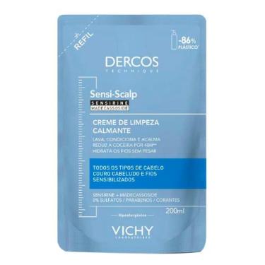 Imagem de Creme de Limpeza Capilar Vichy Sensi-Scalp Dercos Refil, 200ml