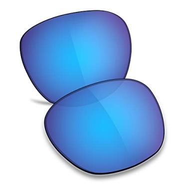 Imagem de TRUSHELL Lentes de reposição polarizadas para óculos de sol Oakley Ojector OO9018 Azul oceano - Polarizadas