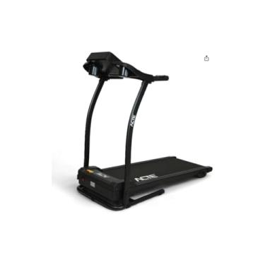 Imagem de Esteira Ergométrica Elétrica Residencial, Dobrável, Bivolt, 12 Programas, Velocidade até 12km/h, Suporta 110kg, Preta, 128x65x115cm