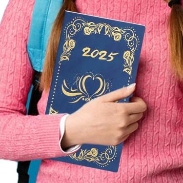 Imagem de Planejador Diário 2025,Planejador Diário | Livros portáteis do plano da agenda 2025 | Planejador diário, planejador semanal e mensal, planejador acadêmico para consulta diária