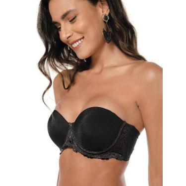 Imagem de Sutiã Bustiê Intenção DeMillus 67250, Preto, 46