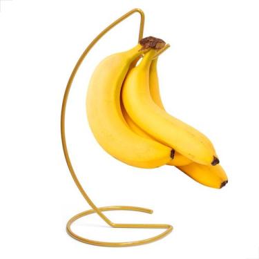Imagem de Suporte para Cacho de Bananas e ou Acessórios na Cor Dourada. - Plogat