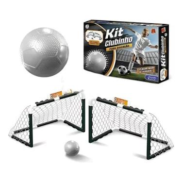 Imagem de Kit Golzinho Infantil 2 Traves + Bola Algazarra -