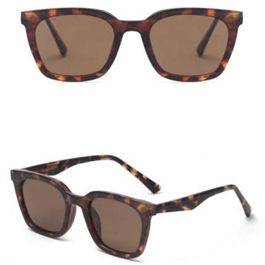 Imagem de VFDHN Óculos de Sol Polarizados TR90 Masculino Feminino Acetato Verde Preto UV400(4)