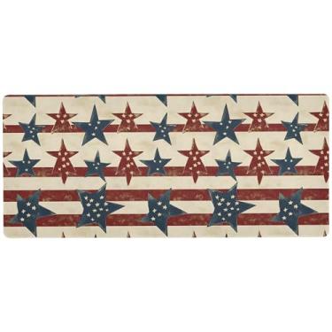 Imagem de SEHANY Tapete de mouse grande bandeira americana 80 x 30 cm antiderrapante para jogos com base de borracha de 3 mm de espessura, protetor de mesa para laptop, mesa para jogadores, desktop, escritório