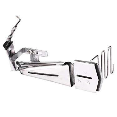 Imagem de Pasta de ângulo reto para máquina de costura, fixação de metal ajustável para 2 e 3 agulhas, máquina de ponto, malhas, colarinho, ligação de manga (Saída 1/4)