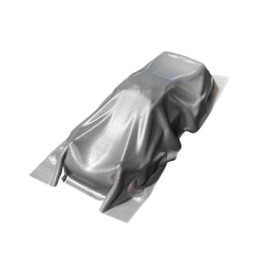 Imagem de menolana Capa de tecido para maquete de carro em escala 1/64, adereços fotográficos inovadores, decoração de dioramas, miniaturas de carros, brinquedos para, Prata