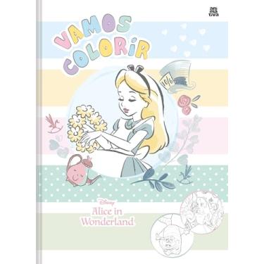 Imagem de Livro para Colorir Animativa, 8 folhas, Alice, Pacote com 20
